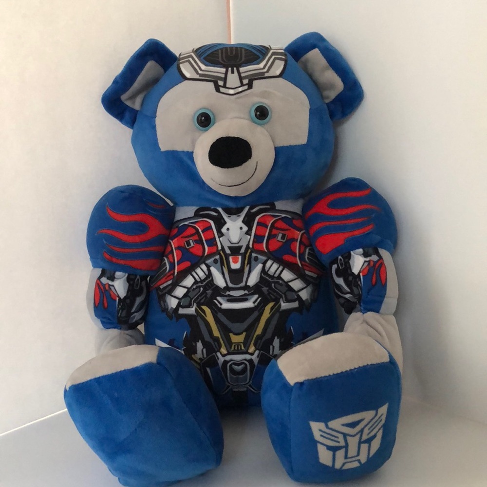Build. A Bear Optimus Bear Transformer Blue